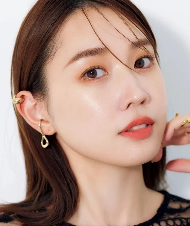 中国 韓国ミックス オレンジメイク