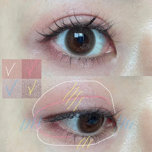 ケイト ポッピングシルエットシャドウ MV-1 モーヴポップ