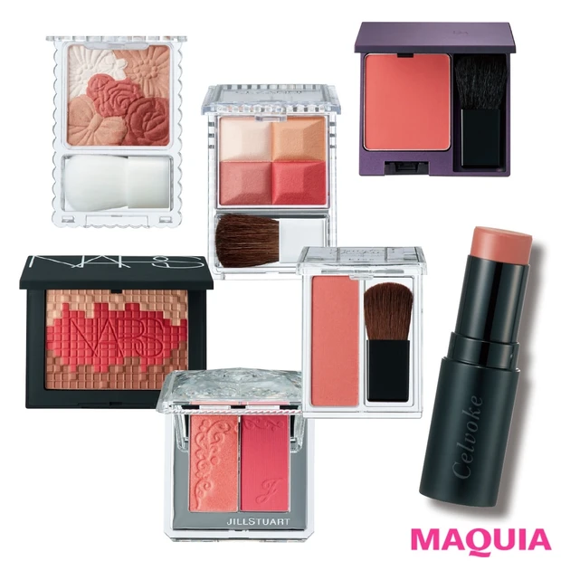 イエベ肌に！ 新作チーク7点を、つけ比べ＆プロのコメントつきでご紹介