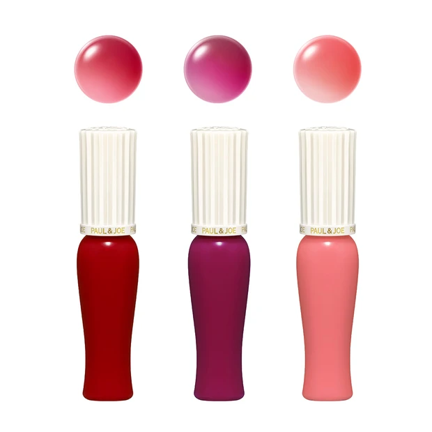 ポール & ジョー グロッシー ルージュ 07 チェリーメルト 08 ロージーウィンク 09 ピーチジェリー