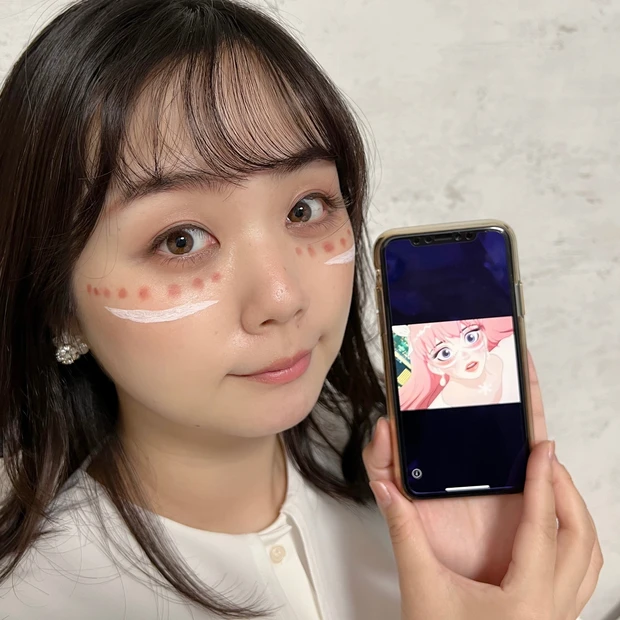 【竜とそばかすの姫】今年のハロウィンにおすすめ!!ベルちゃん風メイクのやり方♪_10