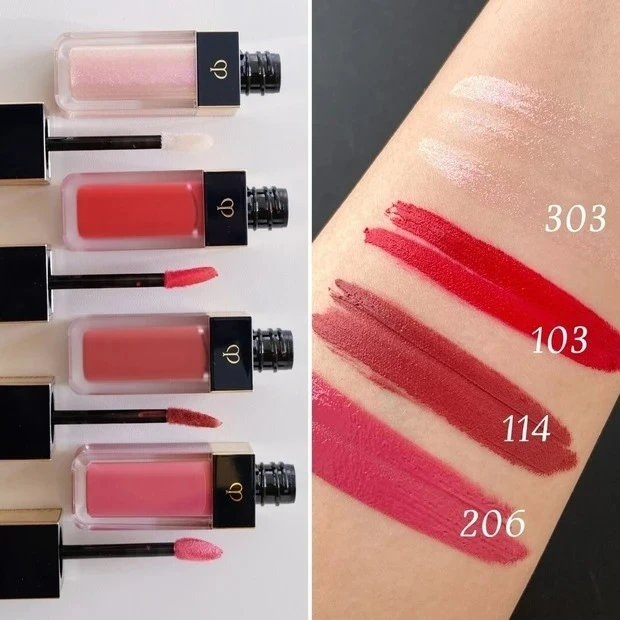 【おすすめマットリップ】クレ・ド・ポー ボーテ ルージュクレーム マット_クレ・ド・ポー ボーテ ルージュクレーム マット 103、114のスウォッチ