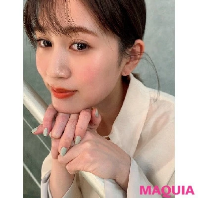 【2020年最新春メイク】前田敦子さんの春リップは? ルナソルの黄みオレンジで無垢なピュア感を_3