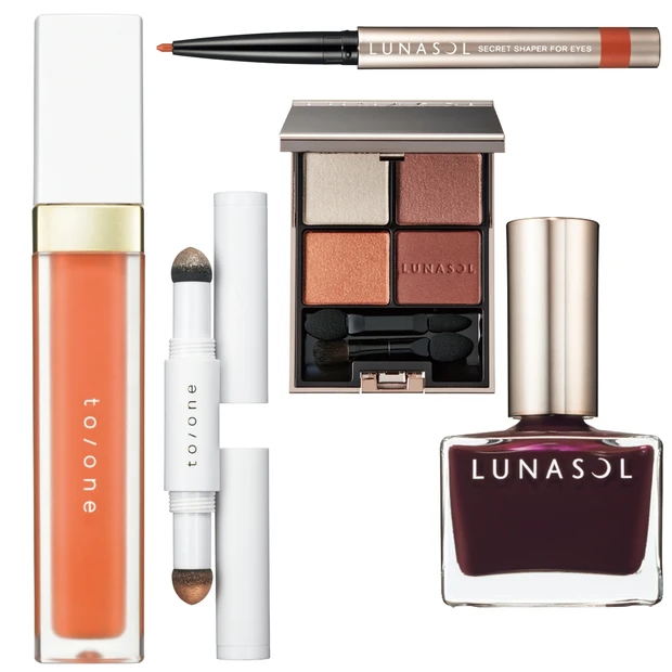 秋メイクの鮮度がアップ！ ルナソル、to/oneの新色コスメを一気見せ