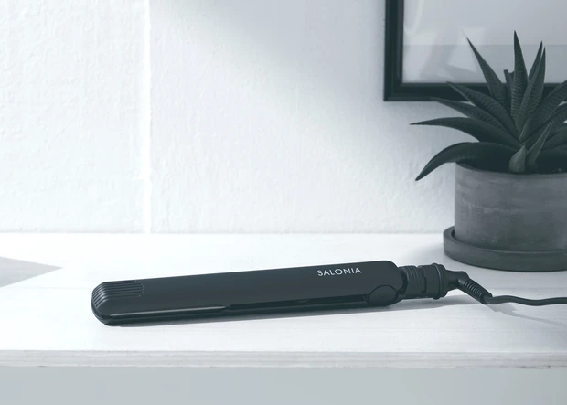 SALONIA ストレートヘアアイロン(ネイビー)¥2980