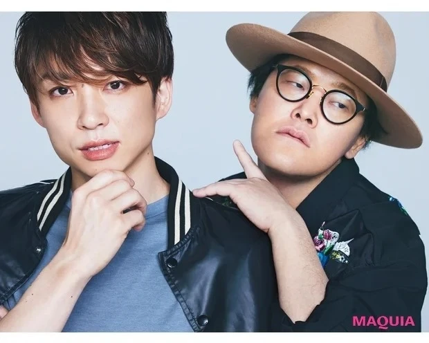 惹きつけメンズメイクテクを大公開&3人の対談も! アインシュタイン×河北メイク