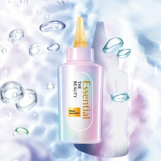 エッセンシャルから登場の新トリートメントで新装備。パサつく秋髪を徹底攻略…