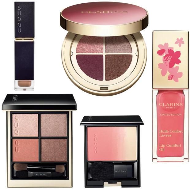 「SUQQU」の人気パレットがリニューアル! 桜カラーの「クラランス」も…