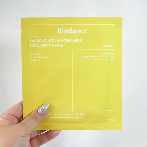 Biodance バイオダンス ビタナイアシンアミド リアルディープマスク 黄