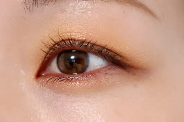 【多幸感メイクにおすすめ!】元美容部員が選ぶおすすめアイシャドウ「エナモルの花果実シャドウ ミモザピーチ」をご紹介(^^)/_3_1