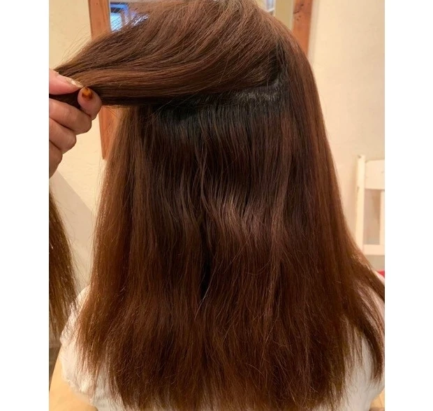 髪質改善トリートメント ビフォー写真