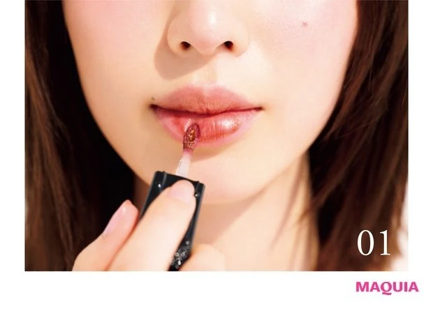 ティント ルージュ 500 ¥3300/アナ スイ コスメティックス 塗り方