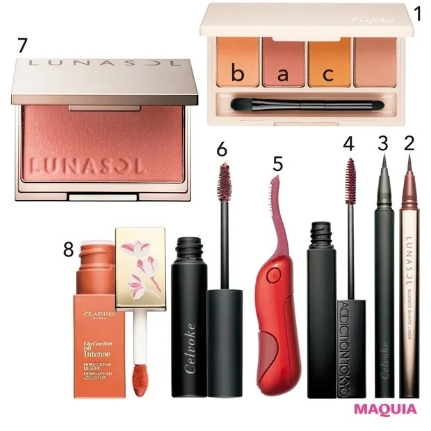 足しパレワントーンメイクアイテム