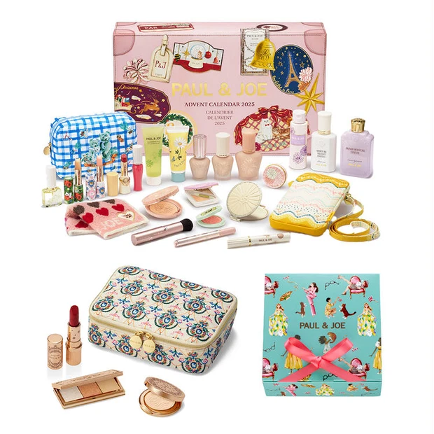 【4位】ポール & ジョー ボーテ今年のアドベントカレンダーはトランクのよう! 豪華すぎるセット内容に注目【クリスマスコフレ2025】