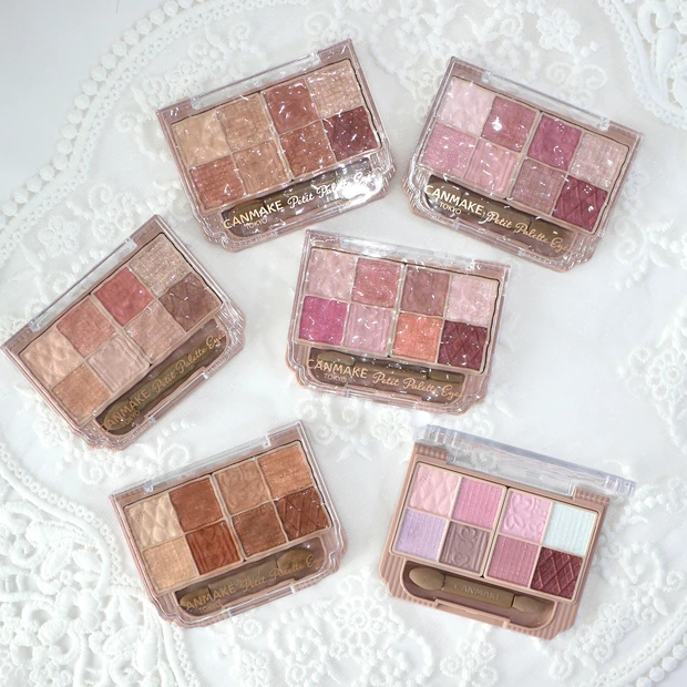 キャンメイク プティパレットアイズ 全色レビュー 新色