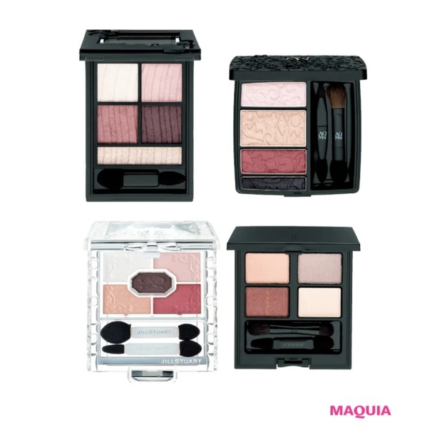 秋新色のアイシャドウパレット見比べ帖【赤みブラウン編】