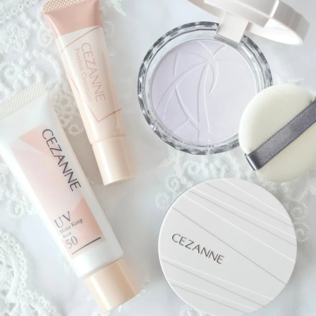 【セザンヌ】皮脂テカリ・毛穴にフォーカスした新作ベースメイク3種をスウォッチ付きでご紹介