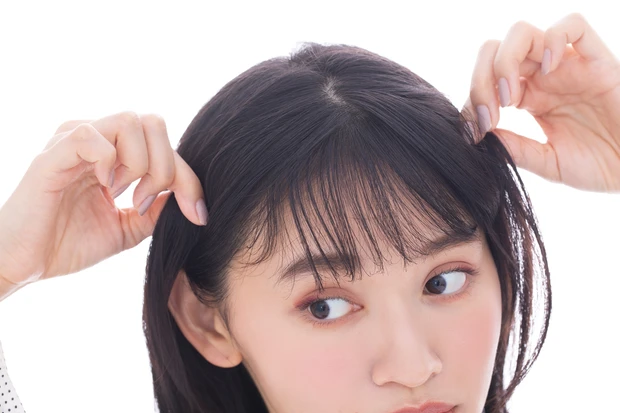シンプルヘアにはアクセで彩りを!
前髪ありさんのwithマスクヘアアレンジ
_4