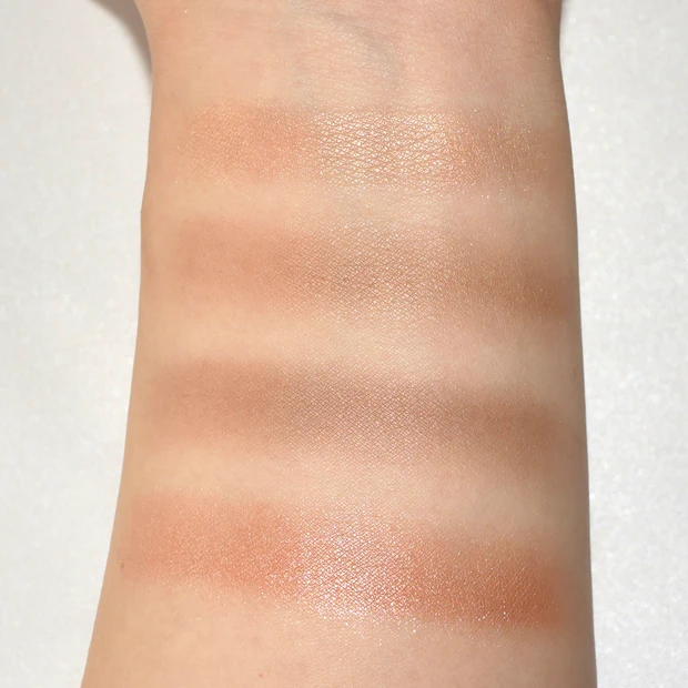 RMK シンクロマティックアイシャドウパレット01 ソフト スポット スウォッチ