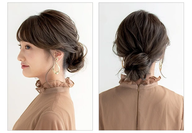 お団子ヘア 5分で完成！ デイリーにもパーティにも使える、お団子ヘア_1