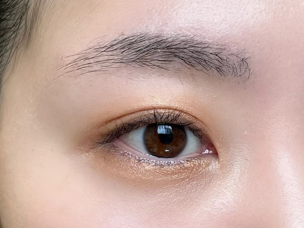 垢抜け眉毛の書き方　スクリューブラシを使って整える