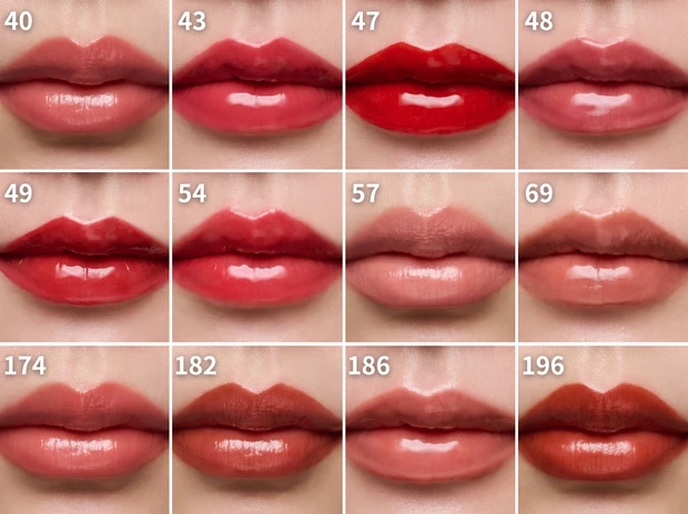 シャネル ル ルージュ デュオ ウルトラ トゥニュ 全色スウォッチ 唇スウォッチ リップ