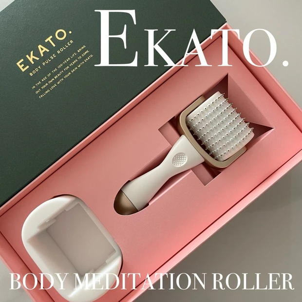 【冷房によるむくみケアに】EKATO.(エカト)のボディメディテーションローラーを#小田切ヒロ買い！刺さない鍼ローラーで夏のボディケアをしましょう♡