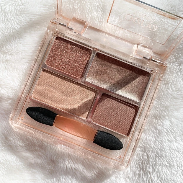 【DAISO限定品】GENE Tokyo リラクシーアイシャドウパレット 冬季限定　アイシャドウ使ってみた！_5