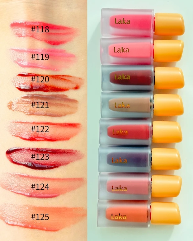 Laka ラカ デビルリップ 人気色 全色スウォッチ 3