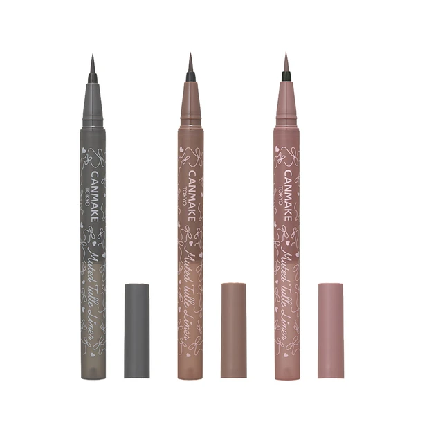 キャンメイク ミューテッドチュールライナー 01 シアーブラック 02 シアーブラウン 03 シアーモカグレージュ