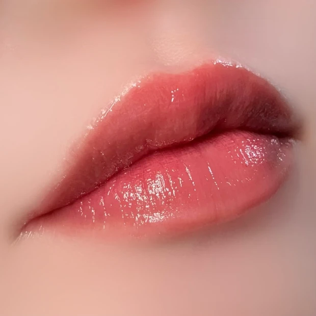 マキアージュ 新作 リップ リップグロウボム RS515 あずきボム