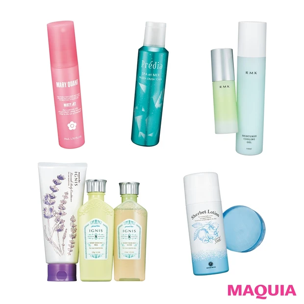 ベタつきにサヨナラ！ 夏肌をクールに保つスキンケア＆ボディケアアイテム5…