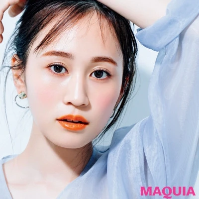 【2020年最新春メイク】前田敦子さんの春リップは? ルナソルの黄みオレンジで無垢なピュア感を_1
