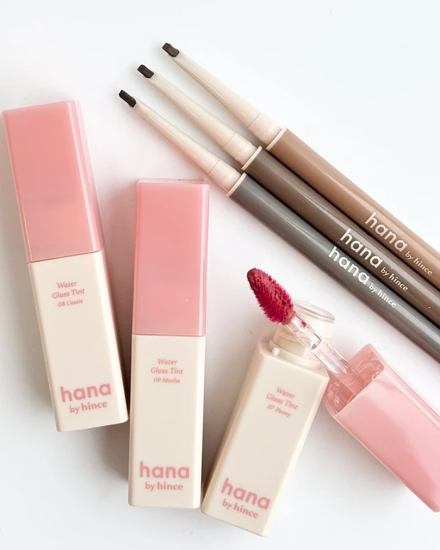 hana by hince（ハナバイヒンス） 新作アイブロウペンシル、リップティント新色