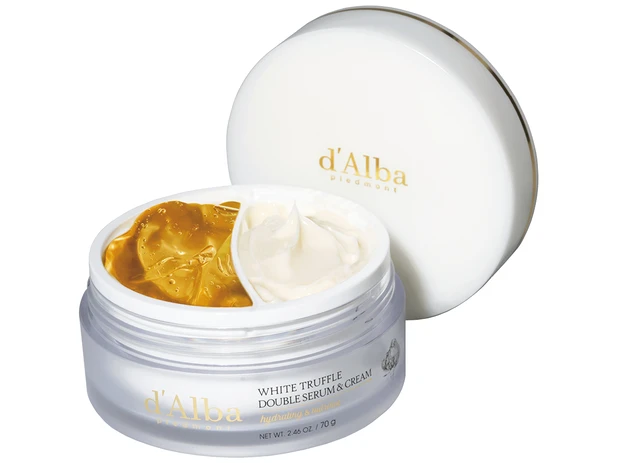 保湿クリーム 顔  d’Alba ホワイトトリュフダブルセラムアンドクリーム