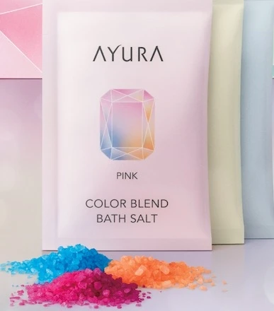 金箔入りボディウオッシュ！入浴剤を混ぜて色遊び。遊び心満載のアユーラ　アロマティックジュエルコフレ_1_2