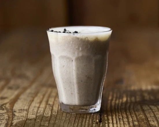 ウーバーイーツ Uber eats 便秘解消 繊維屋 FIBER FIBER 健康維持と美容のジュース&スムージー CHARCOAL SESAME(12oz)