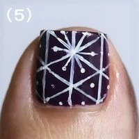 浴衣にも合う！ 大人テイストな和柄ネイル【ギ☆のセルフネイル手本帖】_4_2