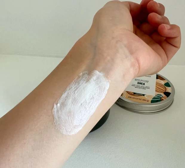 粉吹き対策に！ボディショップのシアバター_2