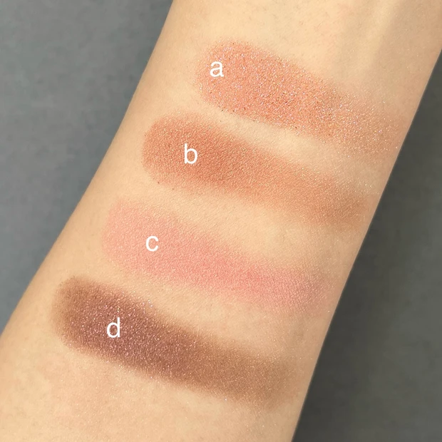 ブルべ夏 アイシャドウ to/one ペタル フロート アイパレット 06 スウォッチ