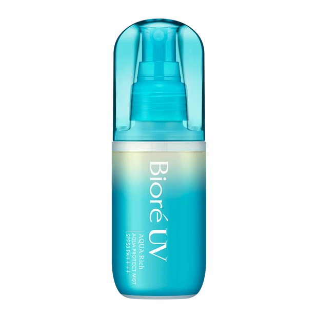 ビオレ UV アクアリッチアクアプロテクトミスト SPF50・PA++++ 60mL ¥1078(編集部調べ)/花王