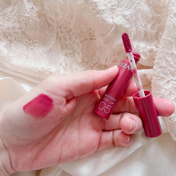 オッス!推しコス 【プチプラ代表セザンヌの名品♡】ウォーターリップティント8色揃えました!_15