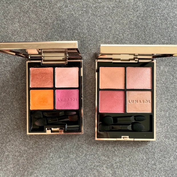 【ブルべ夏が使う】LUNASOL アイカラーレーションN 02Bitter Romance グレイッシュピンクで大人のピンクメイク♡
_6_2