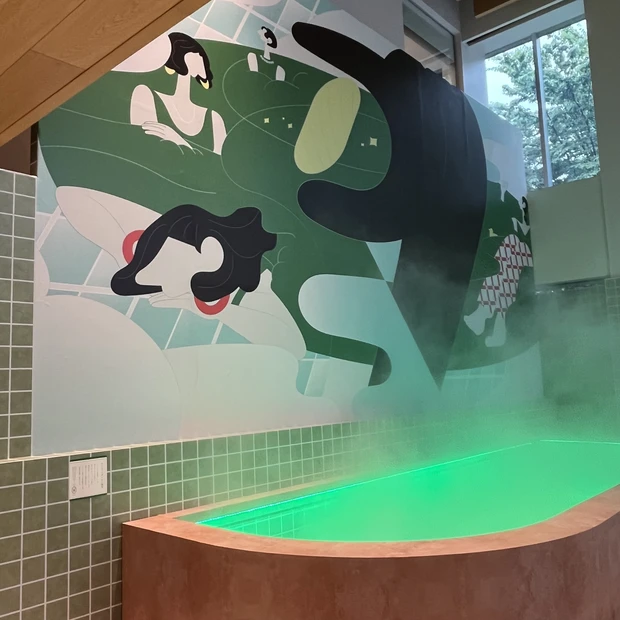 無料！【服のまま入れるお風呂】が期間限定で代官山に登場！
みどりまゆのシルク成分を使ったミスト浴・シルクのシャワー、来春発売予定のヨーグルト体験できる！！暑い日が続いてるからお散歩の途中に♡_2_1