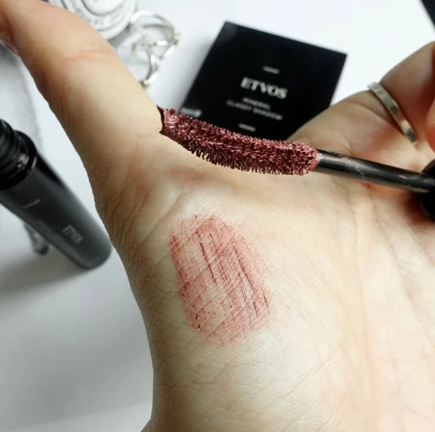 ETVOS ミネラルロングラッシュマスカラ ピンクブラウン　石けんオフコスメ　新作コスメ2021