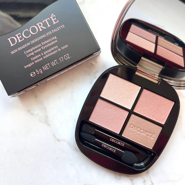 コスメデコルテ スキンシャドウ デザイニング パレット 10 ruddy quartzはブルべ向き