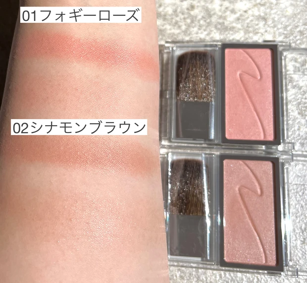 【セザンヌの新定番！】プチプラチークの革命！？パウダーなのにしっとり密着♡肌に溶け込む自然な血色で好印象間違いなしの万能カラーチークブラッシュ2色をご紹介♪チークが苦手な方にも🫶_3