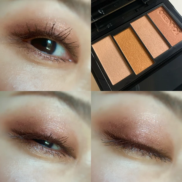 カネボウ KANEBO レイヤードカラーズアイシャドウ 03 Russet Brown デパコスアイシャドウ オレンジ ブラウン 