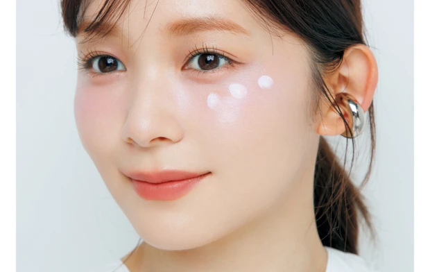 笹本恭平 秋 チーク 1.パープルの下地で青みを仕込む