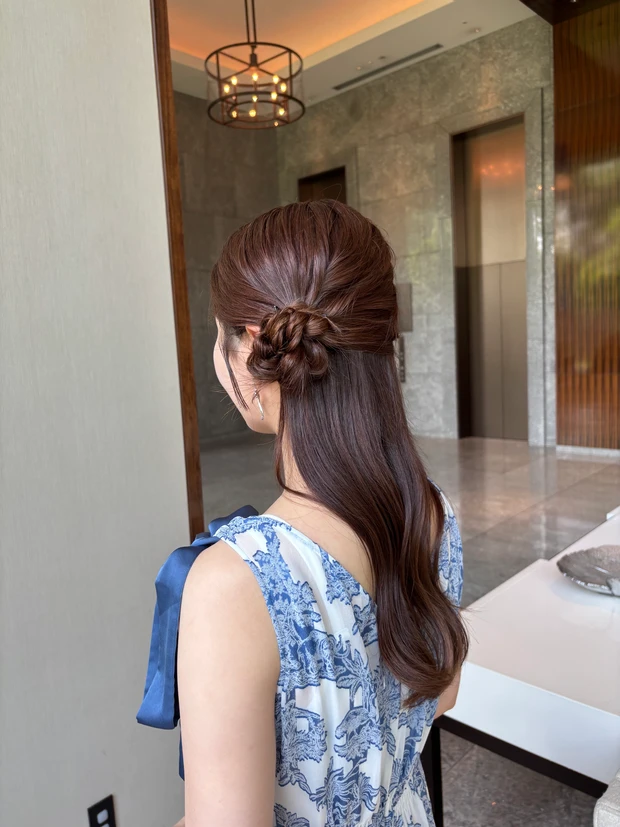 【夏のお出かけ🍧】 解説つき!イメコンアナリストのコーデやヘア紹介_2